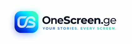 OneScreen.ge — Your stories. Every screen.